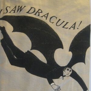 Women’s size small cotton shirt from 1977-Edward Gorey Artwork.
